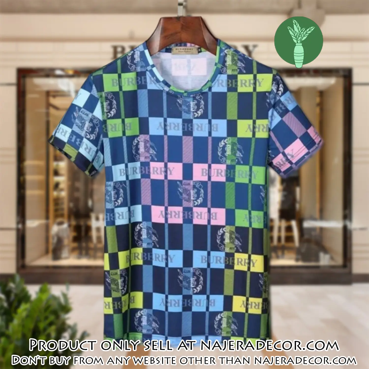 Burberry multicolor black luxury brand unisex tshirt outfit for men women njr2936801